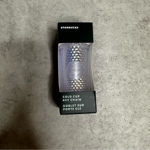 Starbucks Iridescent Studded Bling Key Chain